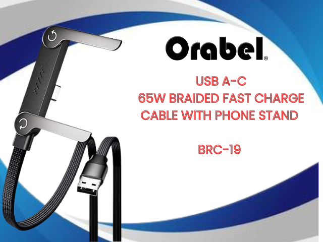 Orabel braided A-C cable with stand ( BRC 19)