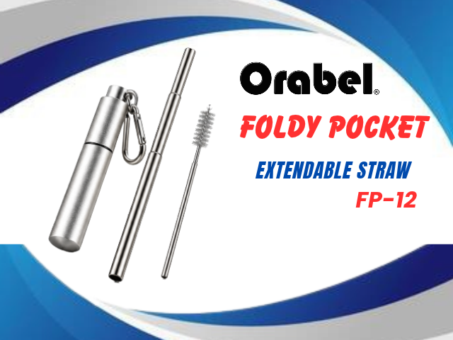 Orabel Foldy Pocket ( Extendable Straw) Fp-12