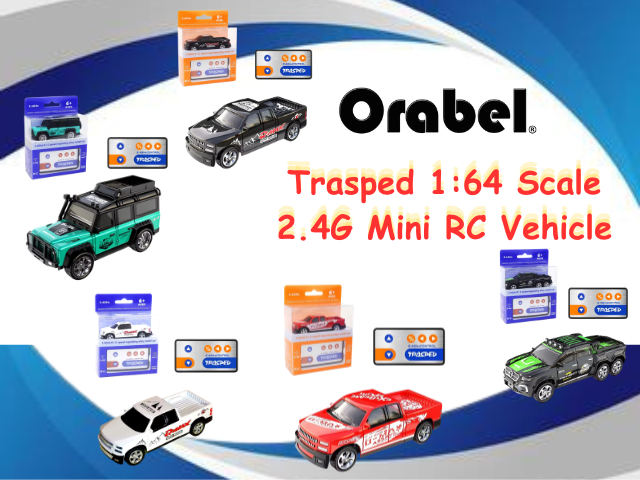 Orabel Trasped 1:64 scale 2.4ghz mini rc vehicle