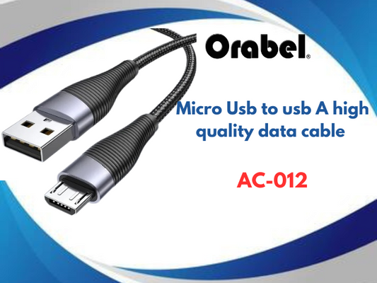 Orabel micro usb to usb a data / charging cable AC-012