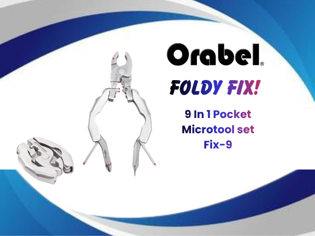 Orabel Foldy Fix 9 in 1 pocket microtool set ( fix-9)