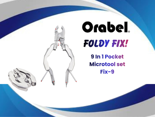 Orabel Foldy Fix 9 in 1 pocket microtool set ( fix-9)