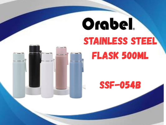 Orabel Stainless Steel Flask 500ml (SSF054B)