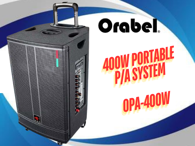 Orabel Portable PA system 400w Opa-400W