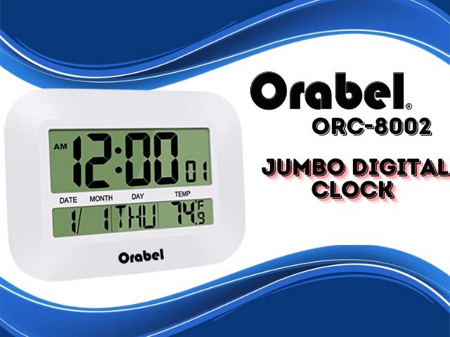 Orabbel Orabel Digital Wall clock ( Orc8002) – ORABEL SINGAPORE