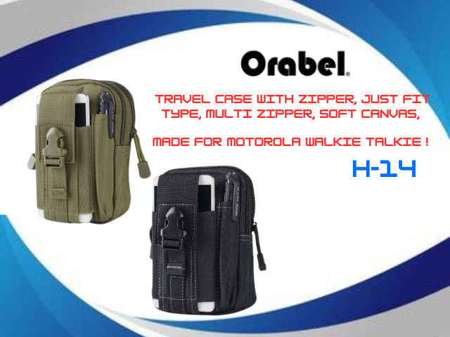 Orabel H14 Travel case with Zipper