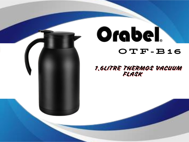 Orabbel ORABEL THERMOS VACUUM FLASK 1.6L OTF-B16 – ORABEL SINGAPORE